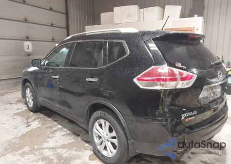 2015 Nissan Rogue Sv z USA, uszkodzony, nr VIN KNMAT2MV6FP551904